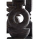 Dark 17 X 9 inch Sculpture, Crescent